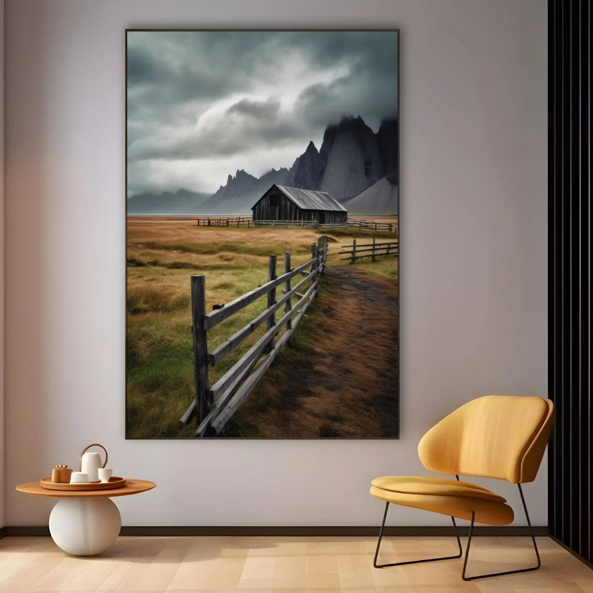Quadro Stampa su Tela Sentiero tra le cime - CupidoDesign