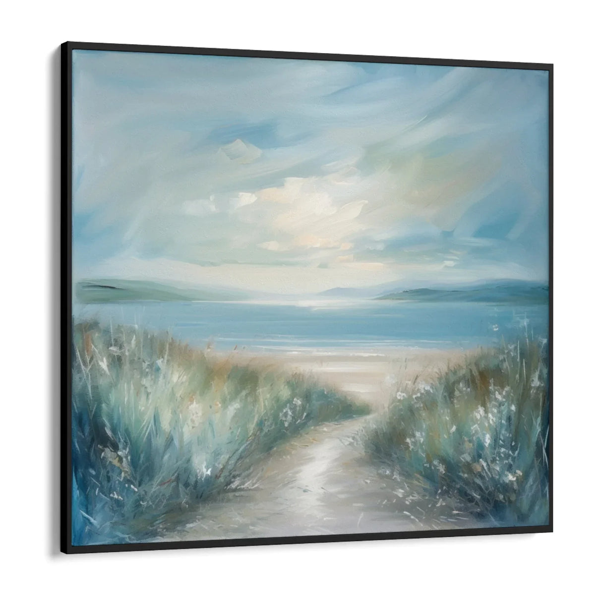 Quadro Stampa su Tela Sentiero verso il Mare - CupidoDesign