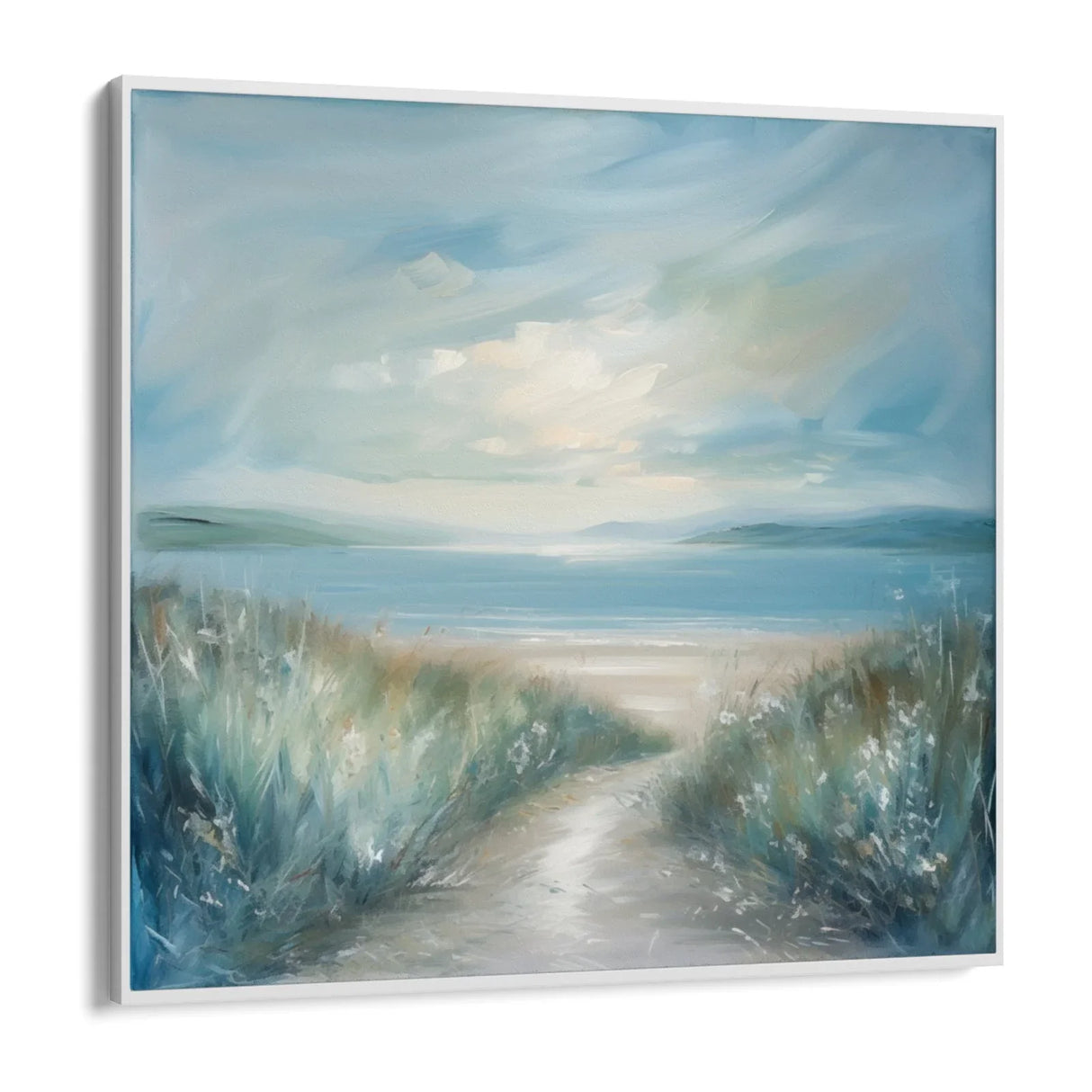 Quadro Stampa su Tela Sentiero verso il Mare - CupidoDesign