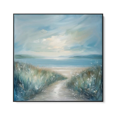 Quadro Stampa su Tela Sentiero verso il Mare - CupidoDesign