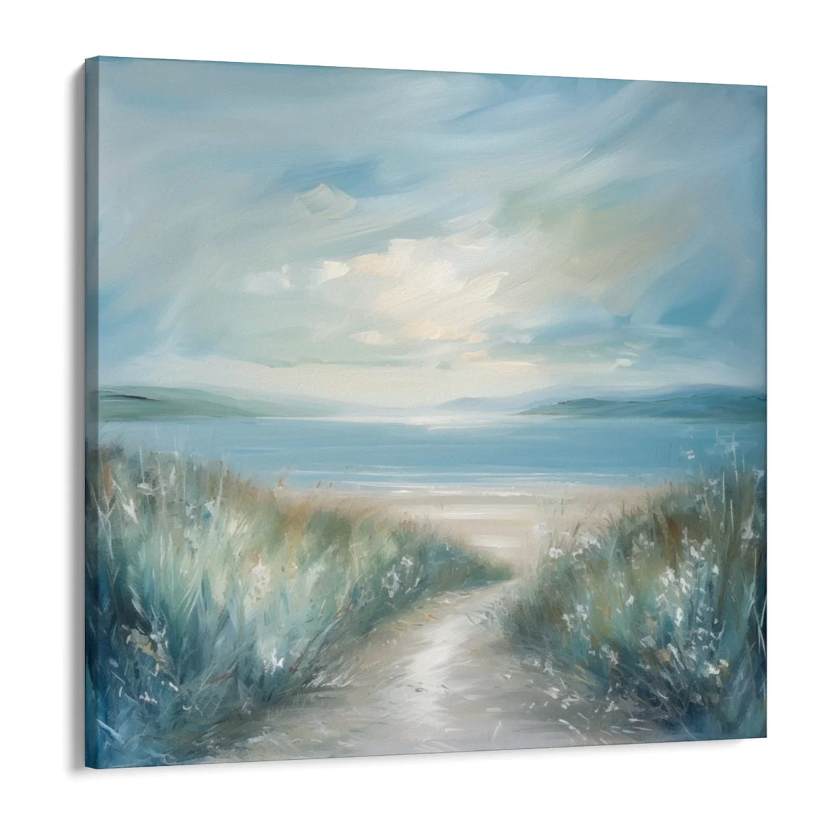 Quadro Stampa su Tela Sentiero verso il Mare - CupidoDesign
