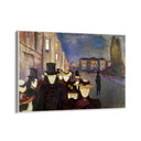 Quadro Stampa su Tela Sera sulla via Karl Johan, Edvard Munch - CupidoDesign