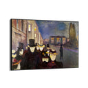 Quadro Stampa su Tela Sera sulla via Karl Johan, Edvard Munch - CupidoDesign