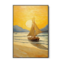 Quadro Stampa su Tela Serenità al tramonto - CupidoDesign