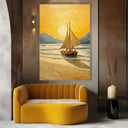 Quadro Stampa su Tela Serenità al tramonto - CupidoDesign