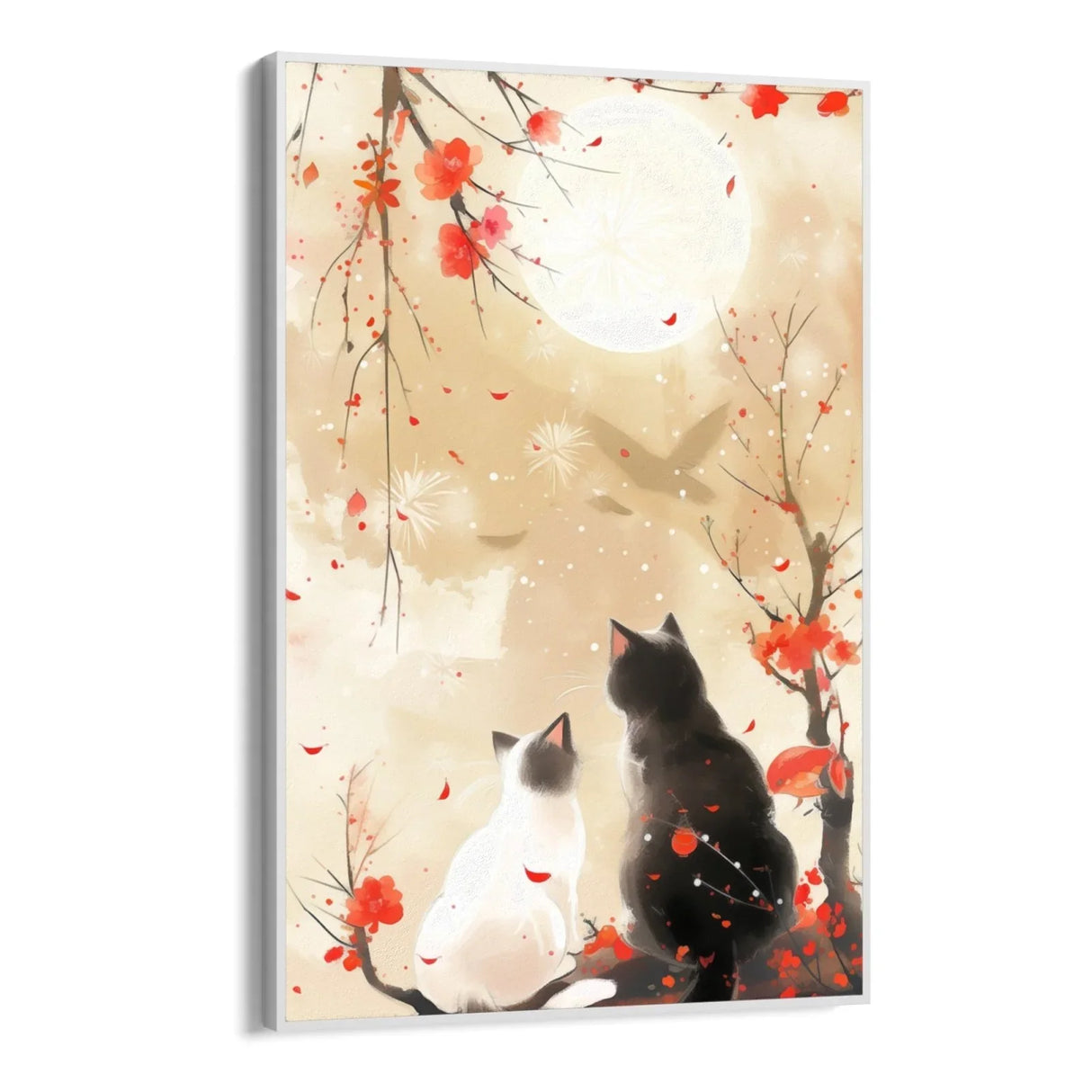 Quadro Stampa su Tela Serenità felina - CupidoDesign