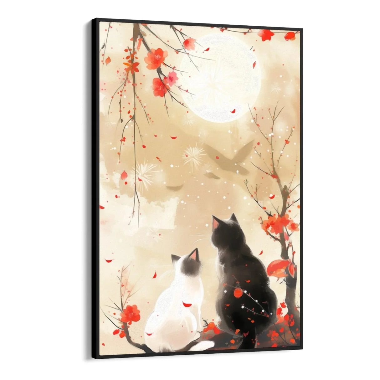 Quadro Stampa su Tela Serenità felina - CupidoDesign