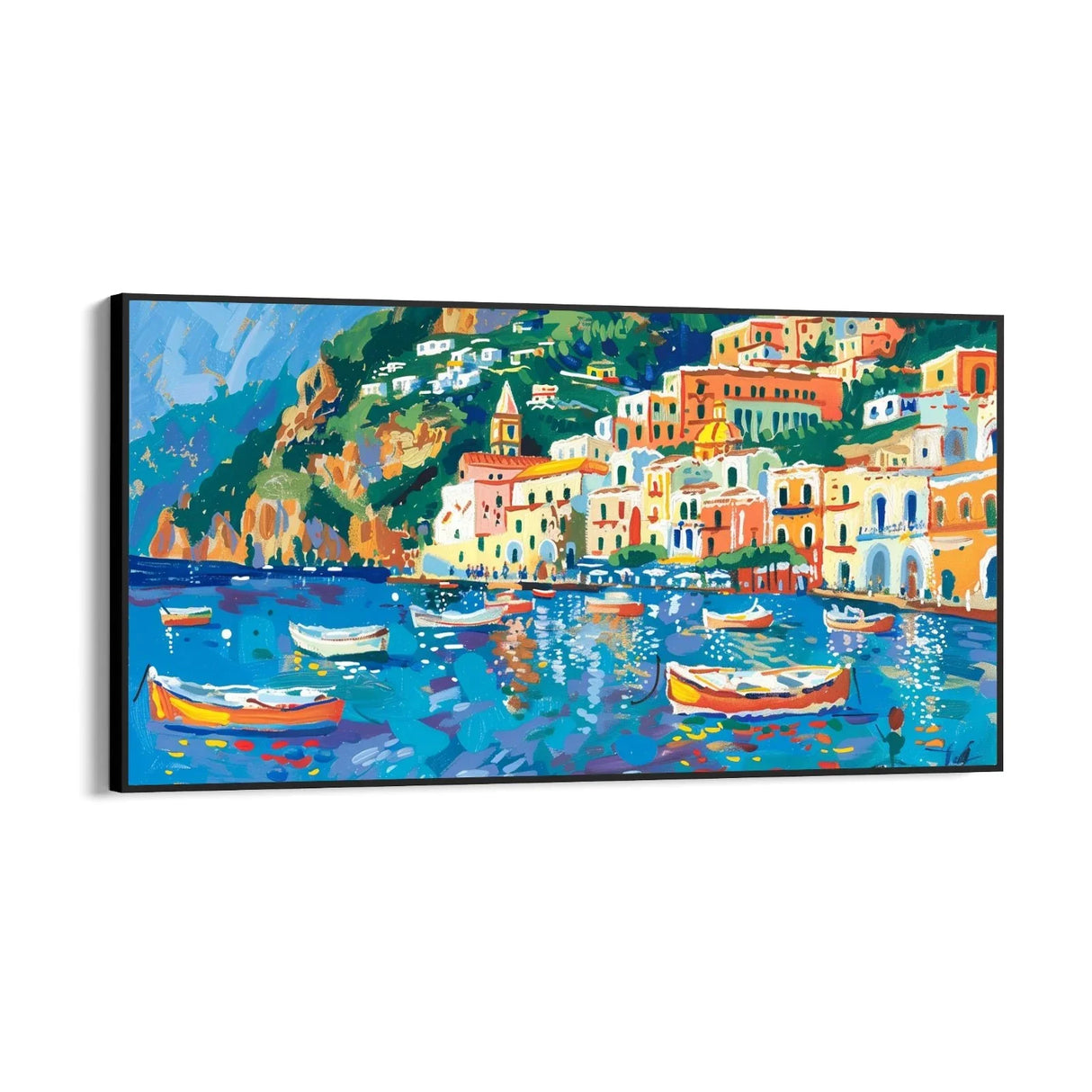 Quadro Stampa su Tela Sfumature di Positano - CupidoDesign