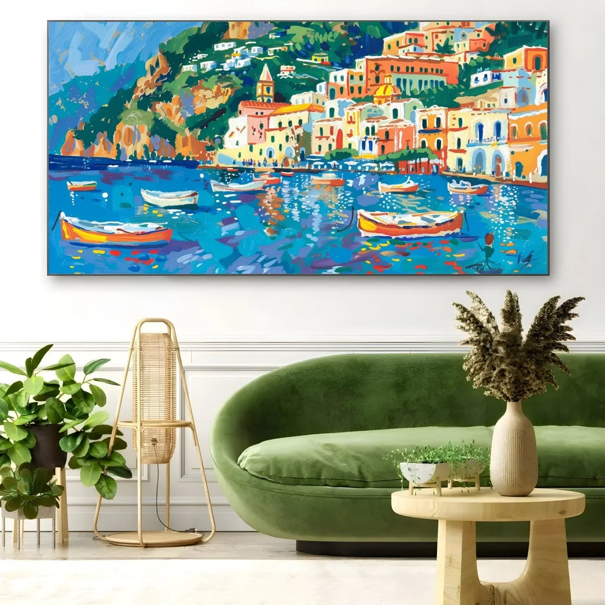 Quadro Stampa su Tela Sfumature di Positano - CupidoDesign