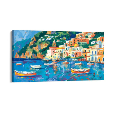 Quadro Stampa su Tela Sfumature di Positano - CupidoDesign