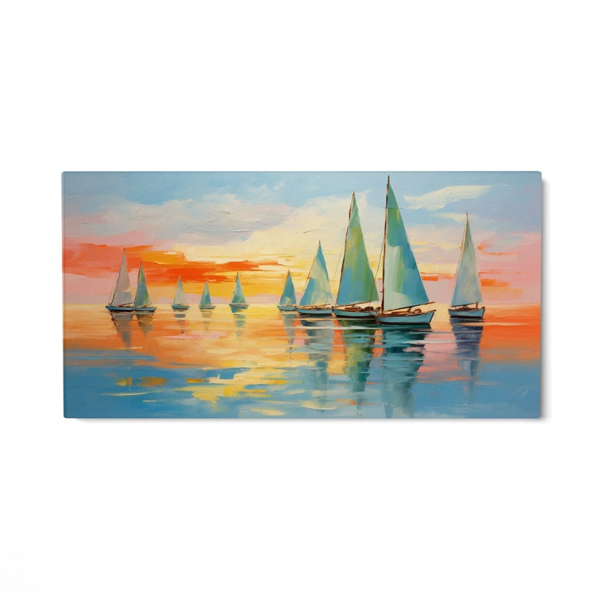 Quadro Stampa su Tela Sfumature al Tramonto - CupidoDesign
