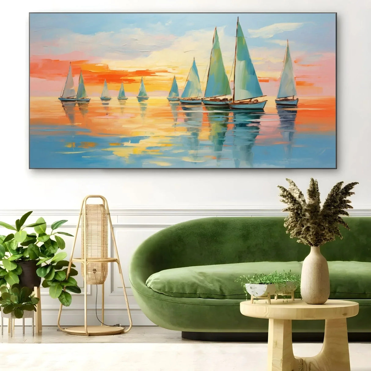 Quadro Stampa su Tela Sfumature al Tramonto - CupidoDesign