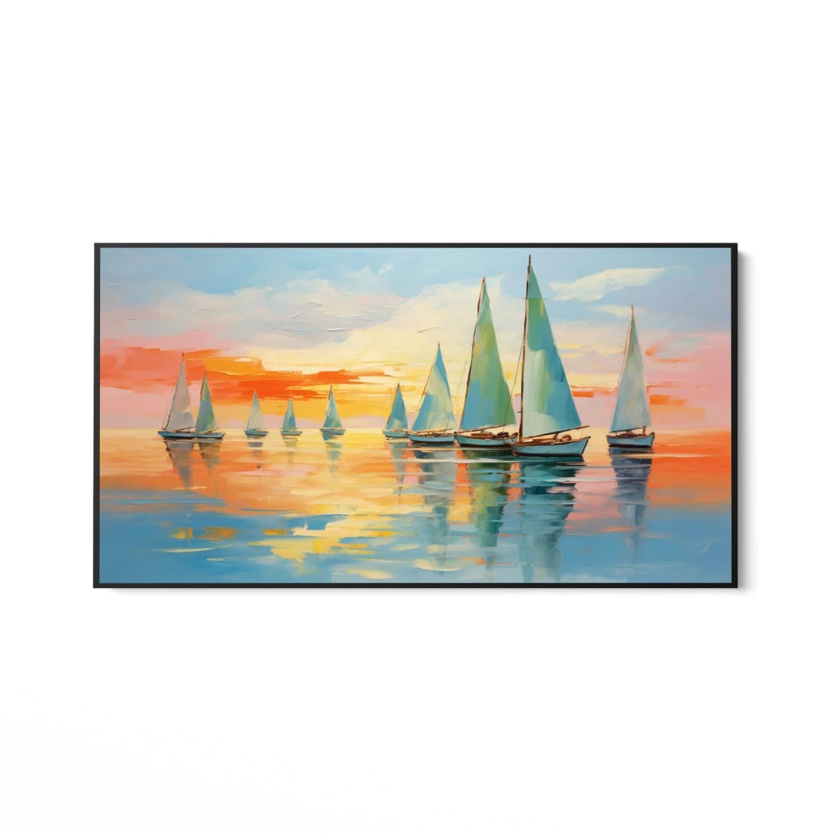 Quadro Stampa su Tela Sfumature al Tramonto - CupidoDesign