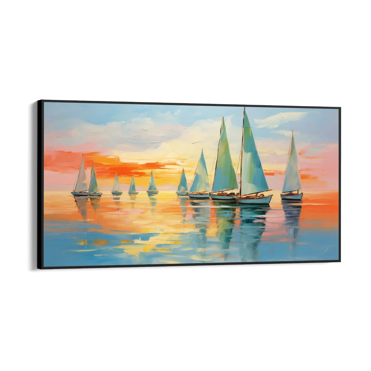Quadro Stampa su Tela Sfumature al Tramonto - CupidoDesign
