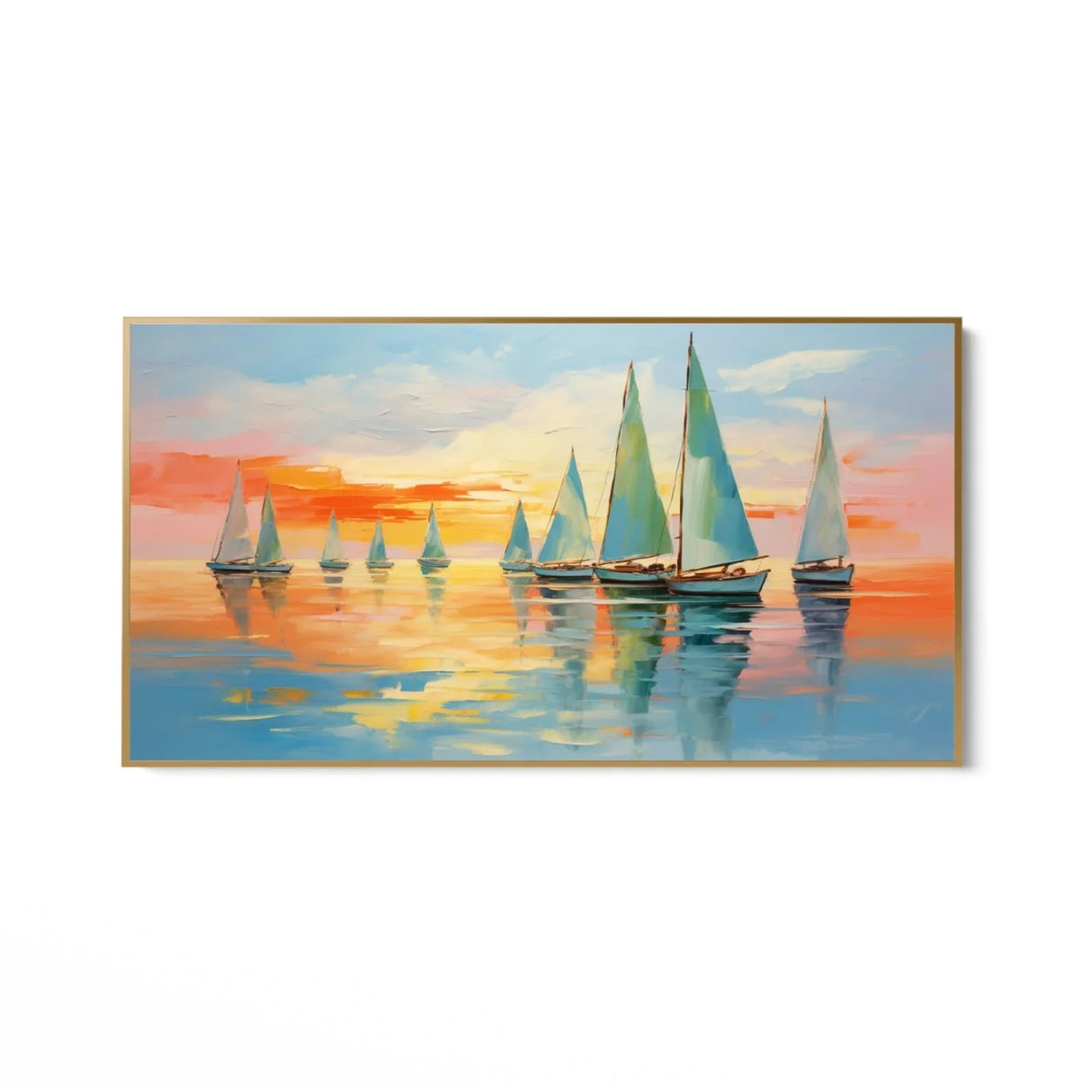 Quadro Stampa su Tela Sfumature al Tramonto - CupidoDesign