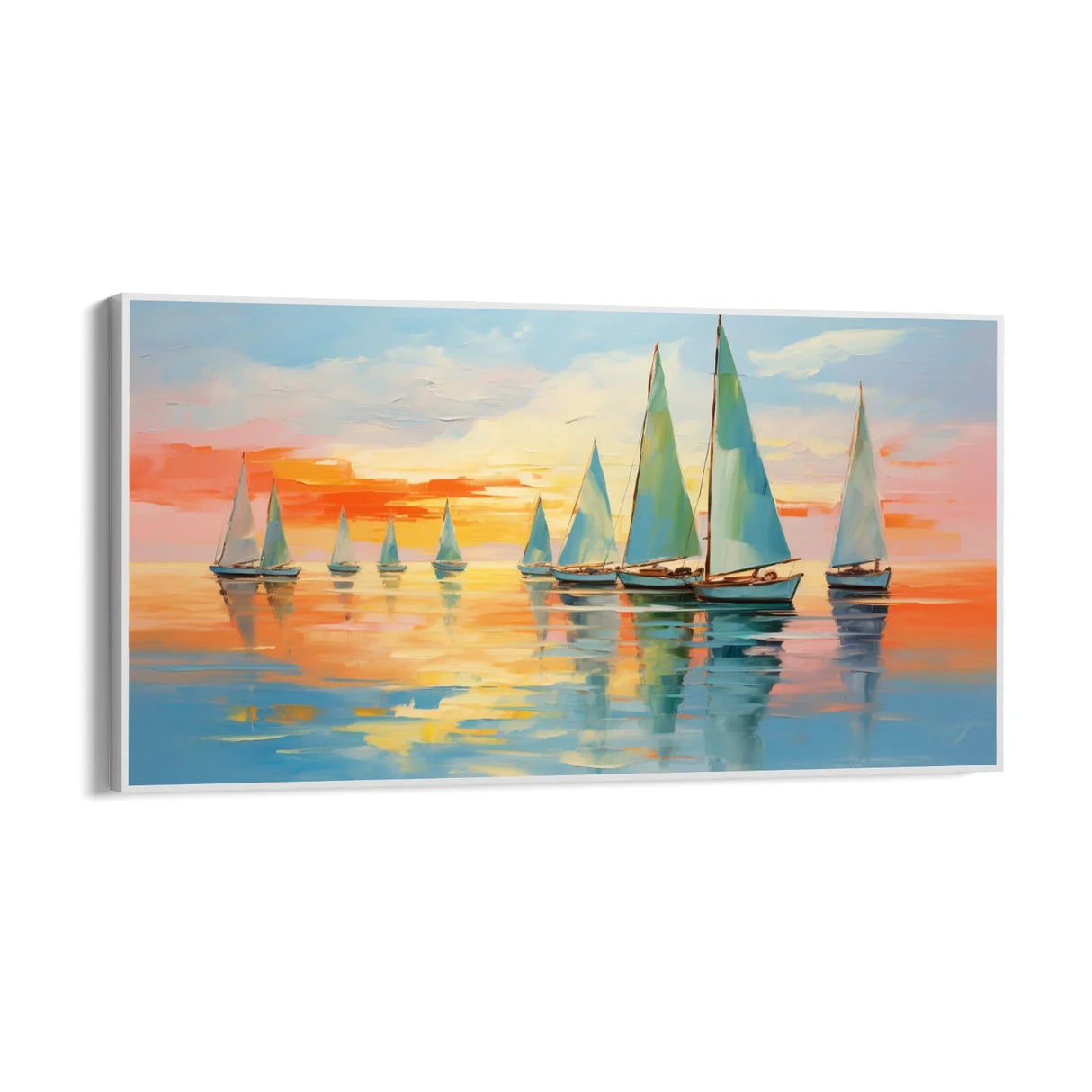 Quadro Stampa su Tela Sfumature al Tramonto - CupidoDesign