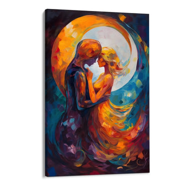 Quadro Stampa su Tela Sfumature d'Amore - CupidoDesign