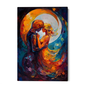 Quadro Stampa su Tela Sfumature d'Amore - CupidoDesign