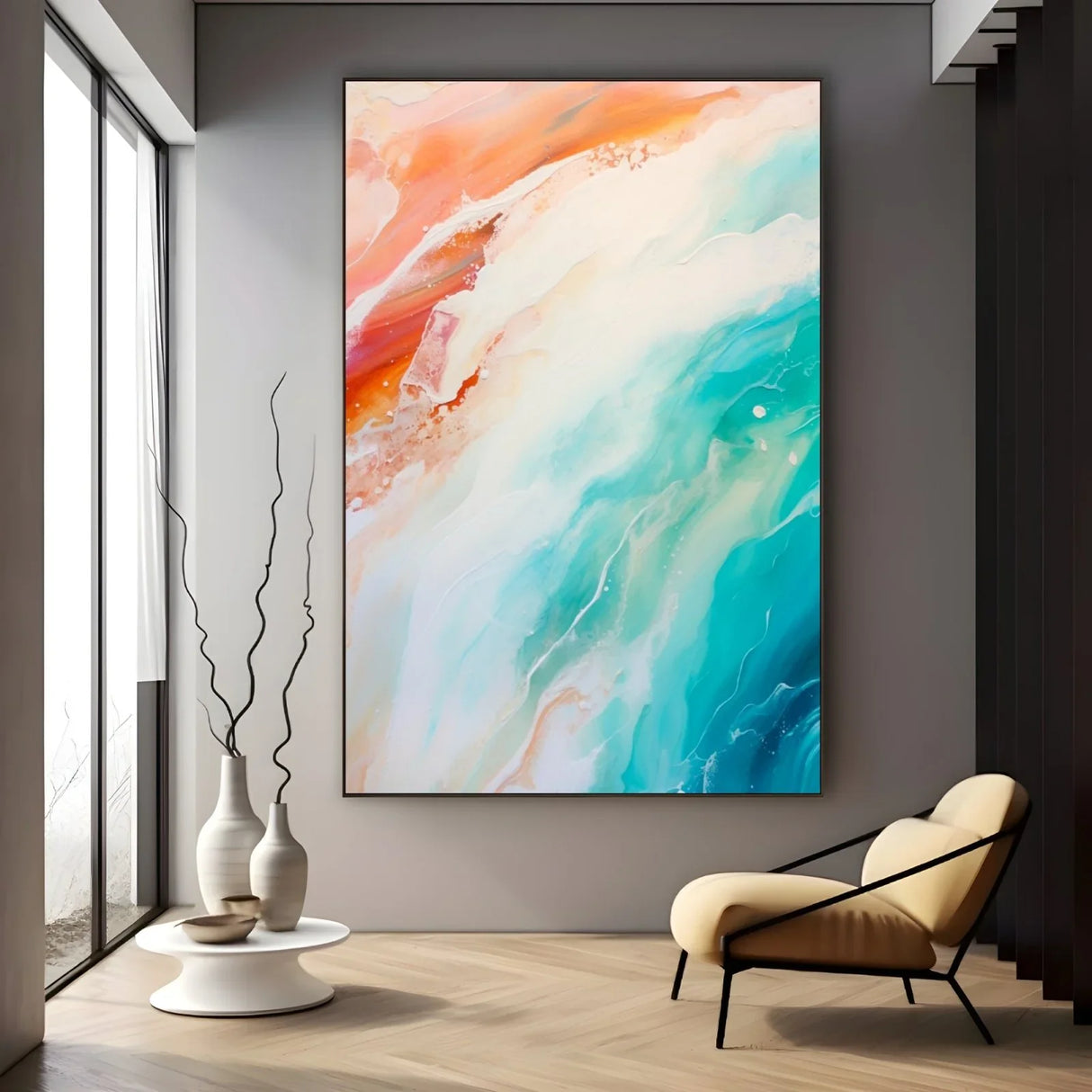 Quadro Stampa su Tela Sfumature dell'infinito - CupidoDesign