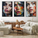 Quadro Stampa su Tela Sguardi intensi - CupidoDesign