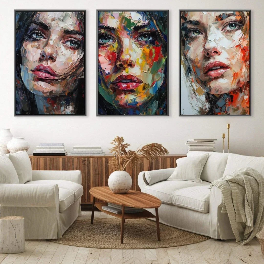 Quadro Stampa su Tela Sguardi intensi - CupidoDesign