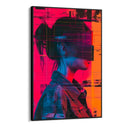 Quadro Stampa su Tela Sguardi nascosti - CupidoDesign