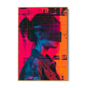 Quadro Stampa su Tela Sguardi nascosti - CupidoDesign