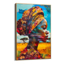 Quadro Stampa su Tela Sguardo Africano - CupidoDesign