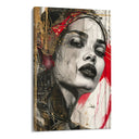 Quadro Stampa su Tela Sguardo Avvolgente - CupidoDesign