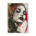 Quadro Stampa su Tela Sguardo Avvolgente - CupidoDesign