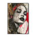 Quadro Stampa su Tela Sguardo Avvolgente - CupidoDesign