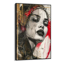 Quadro Stampa su Tela Sguardo Avvolgente - CupidoDesign