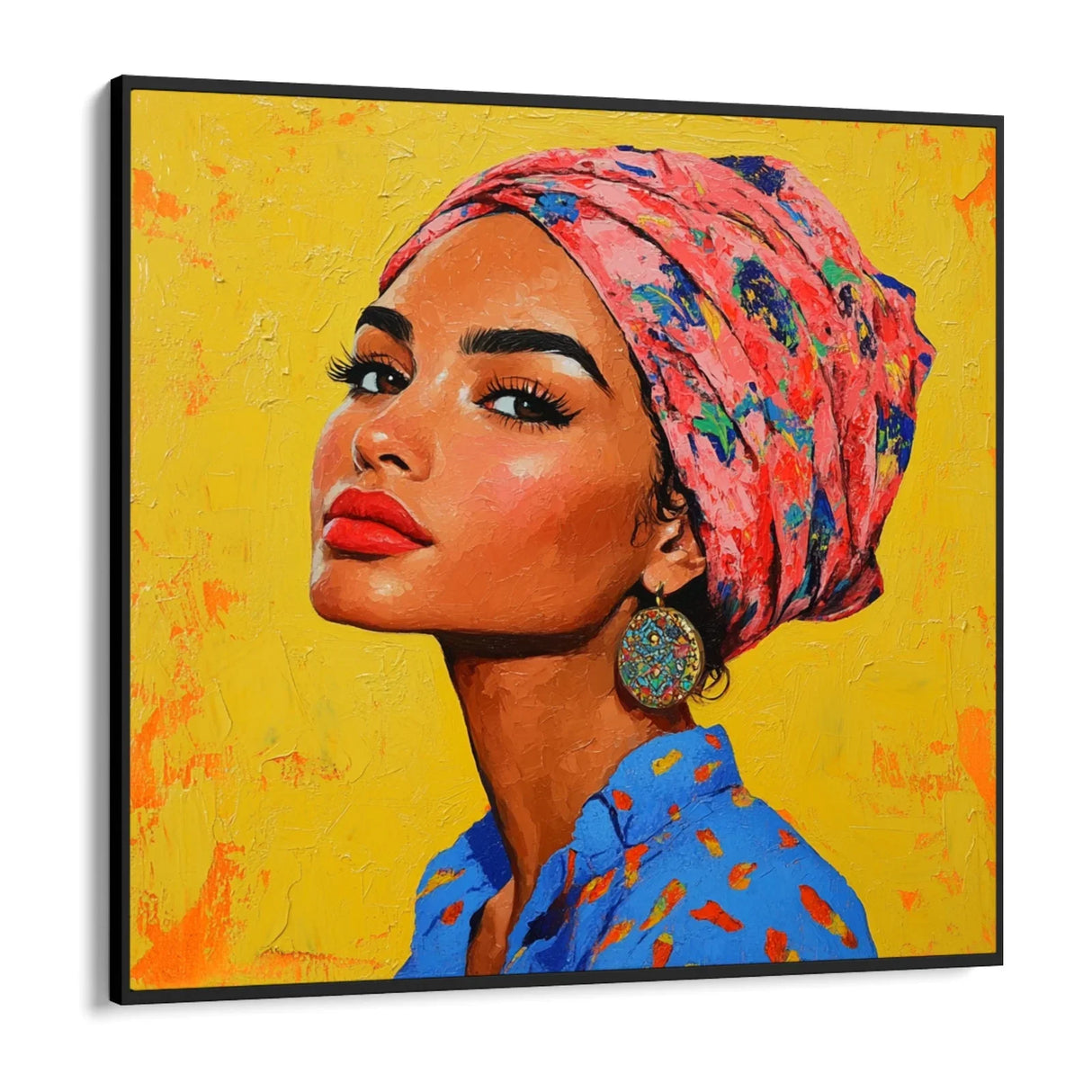 Quadro Stampa su Tela Sguardo del destino - CupidoDesign