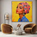 Quadro Stampa su Tela Sguardo del destino - CupidoDesign