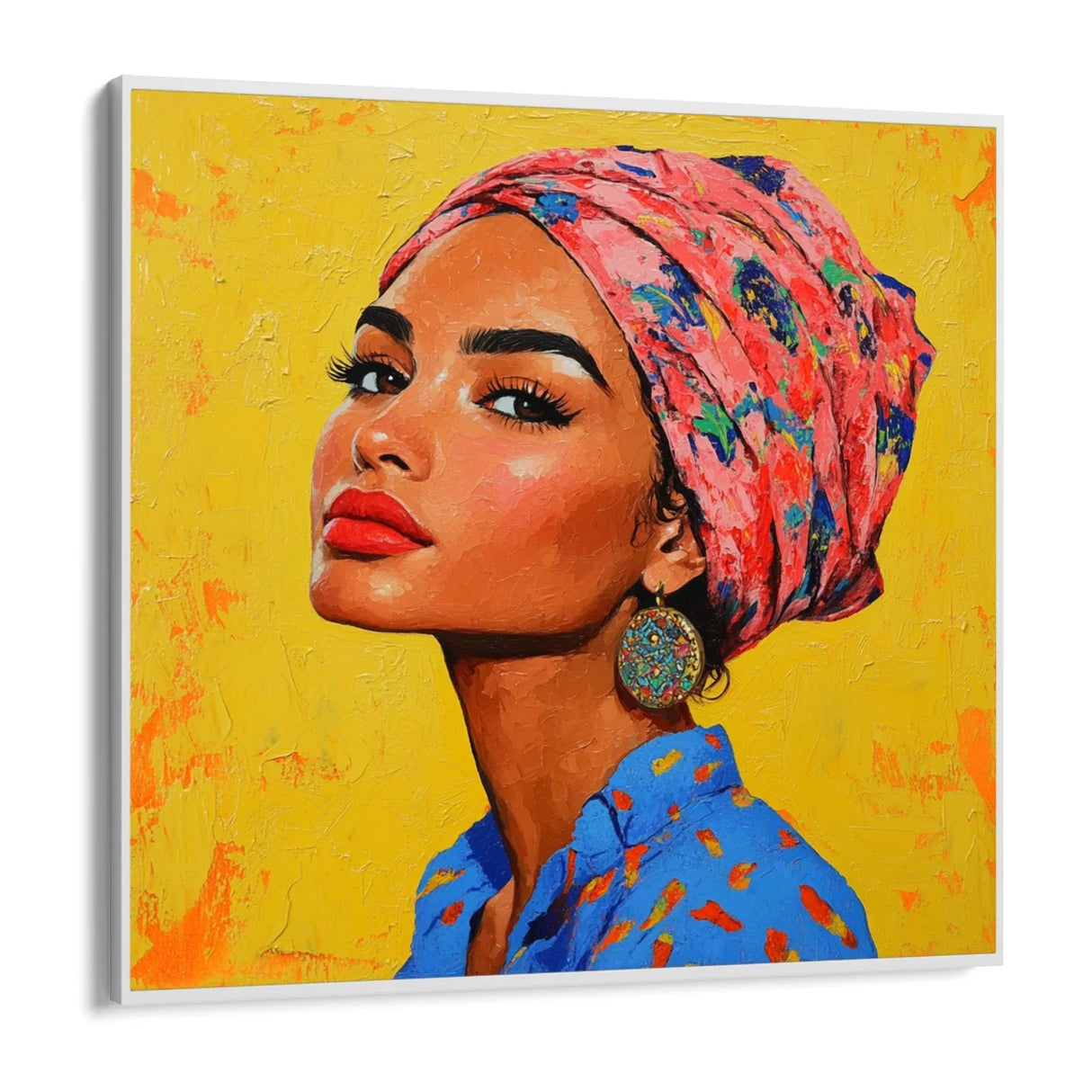 Quadro Stampa su Tela Sguardo del destino - CupidoDesign