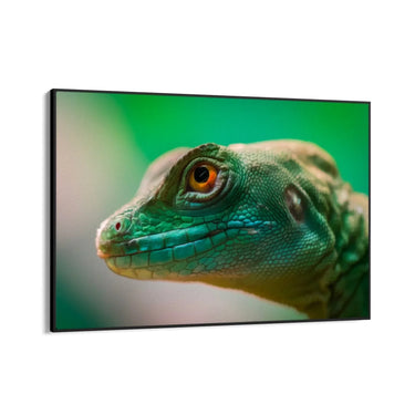 Quadro Stampa su Tela Sguardo di Smeraldo - CupidoDesign