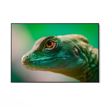 Quadro Stampa su Tela Sguardo di Smeraldo - CupidoDesign