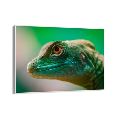 Quadro Stampa su Tela Sguardo di Smeraldo - CupidoDesign