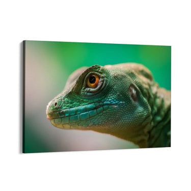 Quadro Stampa su Tela Sguardo di Smeraldo - CupidoDesign