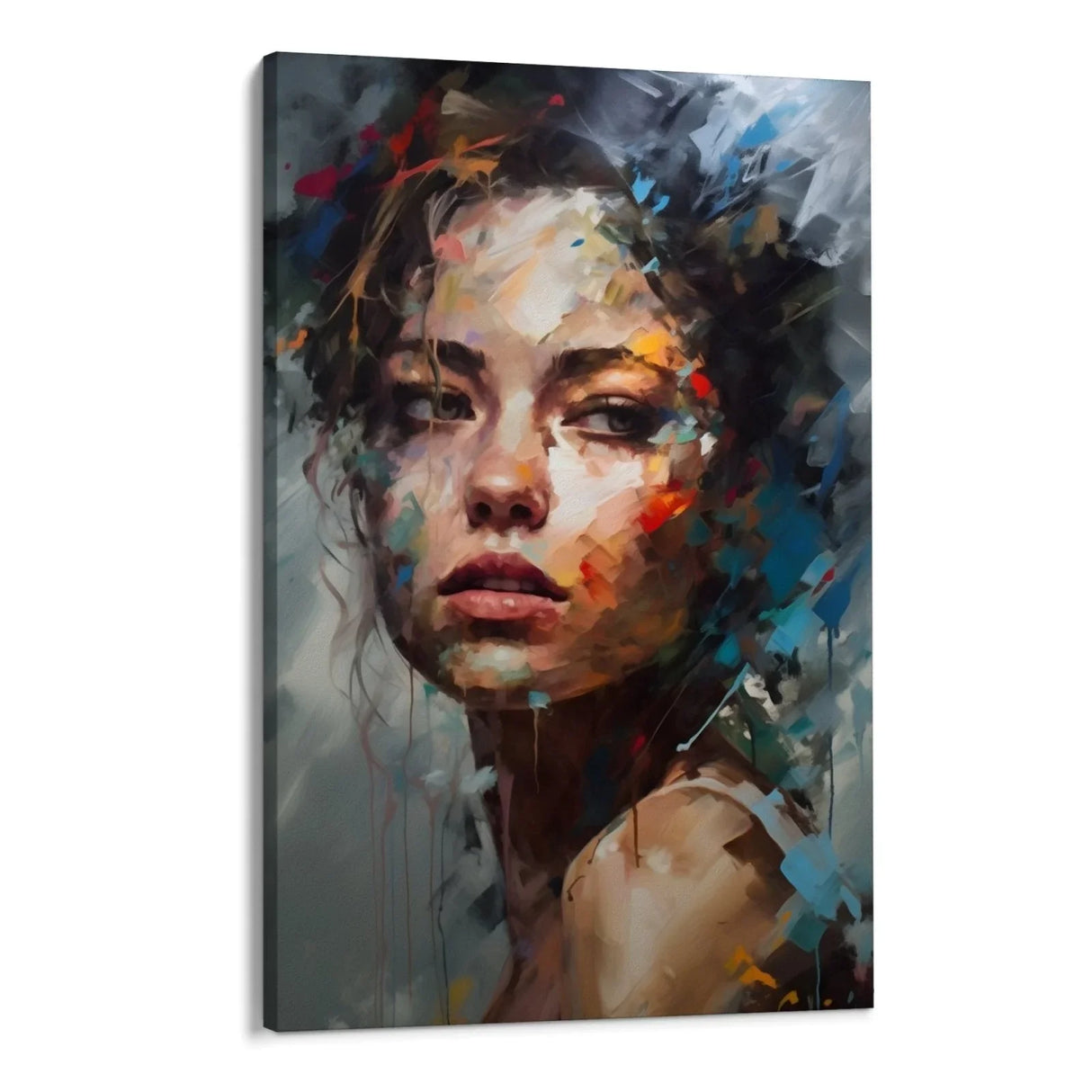 Quadro Stampa su Tela Sguardo Femminile - CupidoDesign