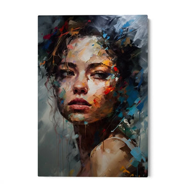 Quadro Stampa su Tela Sguardo Femminile - CupidoDesign