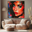Quadro Stampa su Tela Sguardo Innocente - CupidoDesign