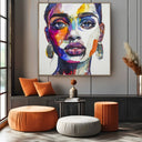 Quadro Stampa su Tela Sguardo senza confini - CupidoDesign