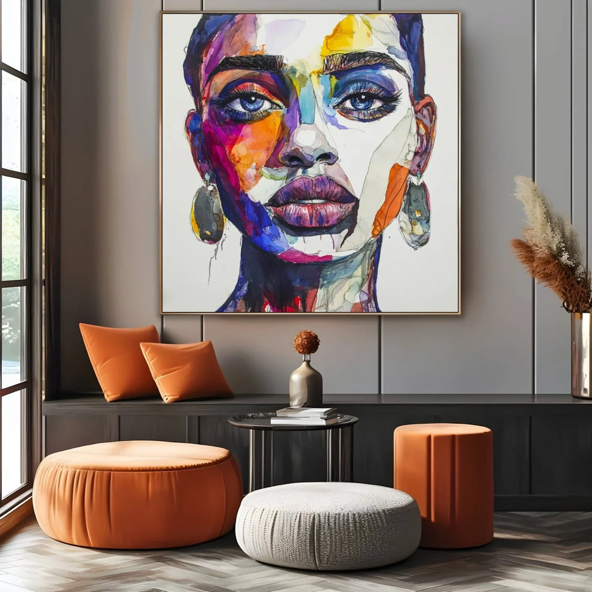 Quadro Stampa su Tela Sguardo senza confini - CupidoDesign