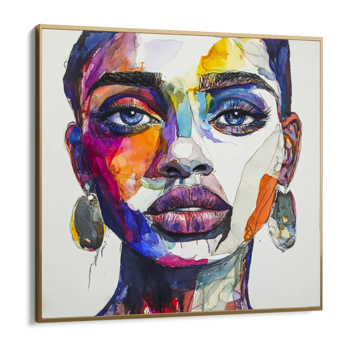 Quadro Stampa su Tela Sguardo senza confini - CupidoDesign