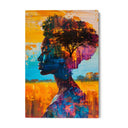 Quadro Stampa su Tela Sguardo sotto il Baobab - CupidoDesign