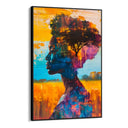 Quadro Stampa su Tela Sguardo sotto il Baobab - CupidoDesign