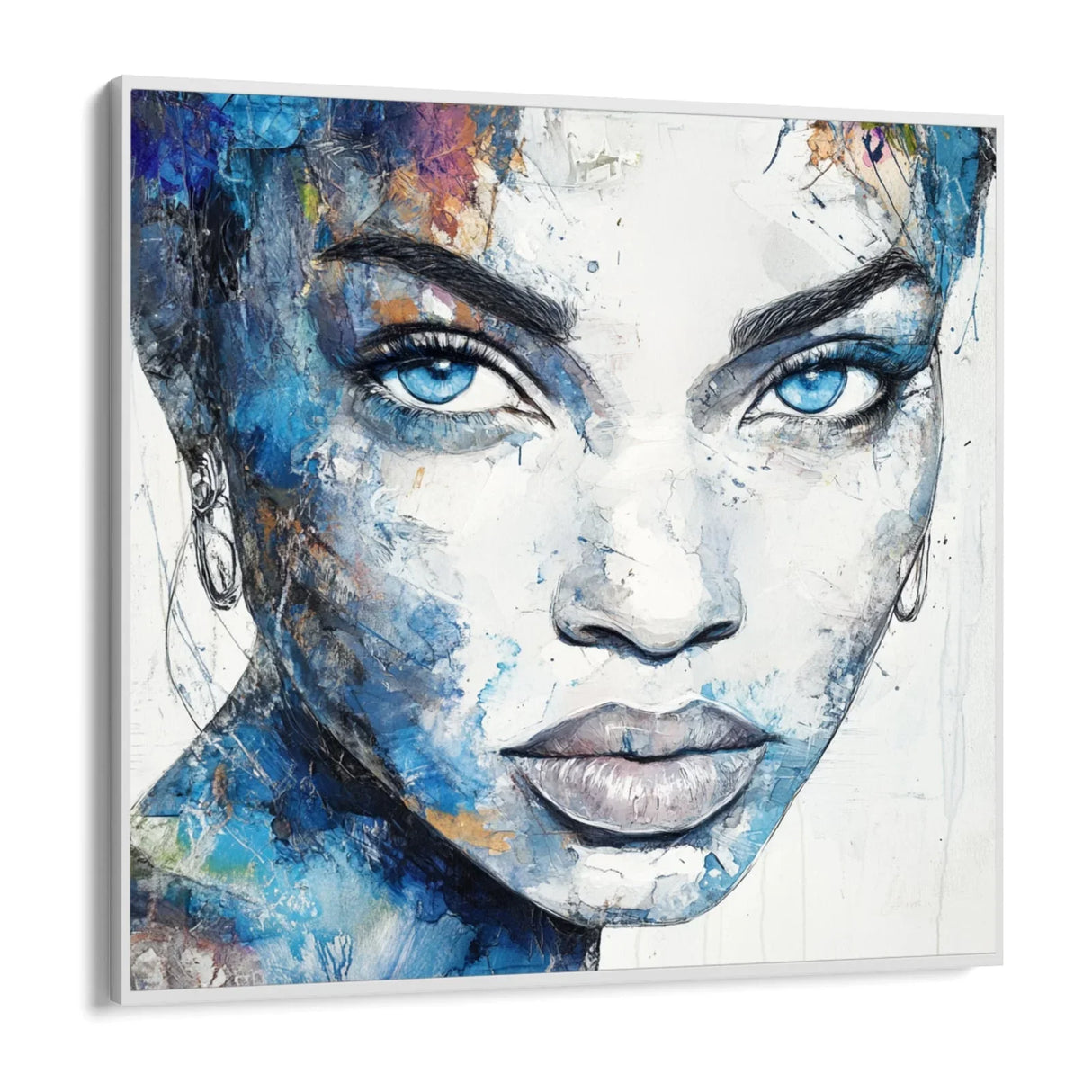 Quadro Stampa su Tela Sguardo Unico - CupidoDesign