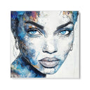 Quadro Stampa su Tela Sguardo Unico - CupidoDesign