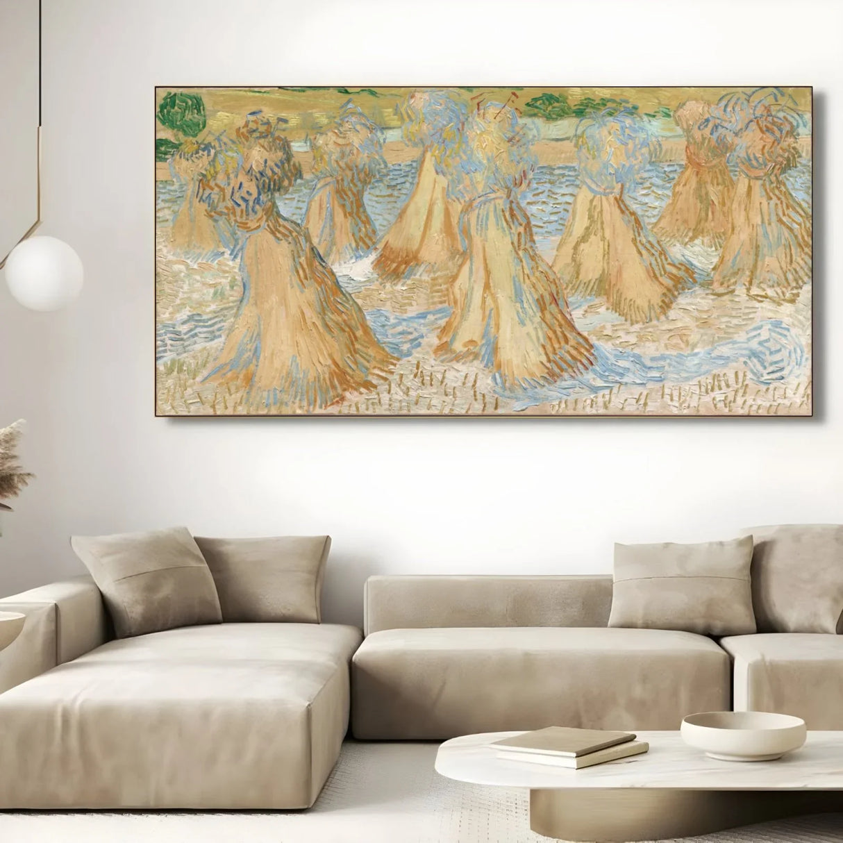 Quadro Stampa su Tela Sheaves of Wheat, Vincent Van Gogh - CupidoDesign